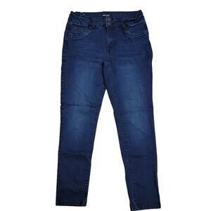 Urban Star Slim‎ & Shape Blue Jeans Womens Sz 12 Mid Rise Skinny Stretch Denim